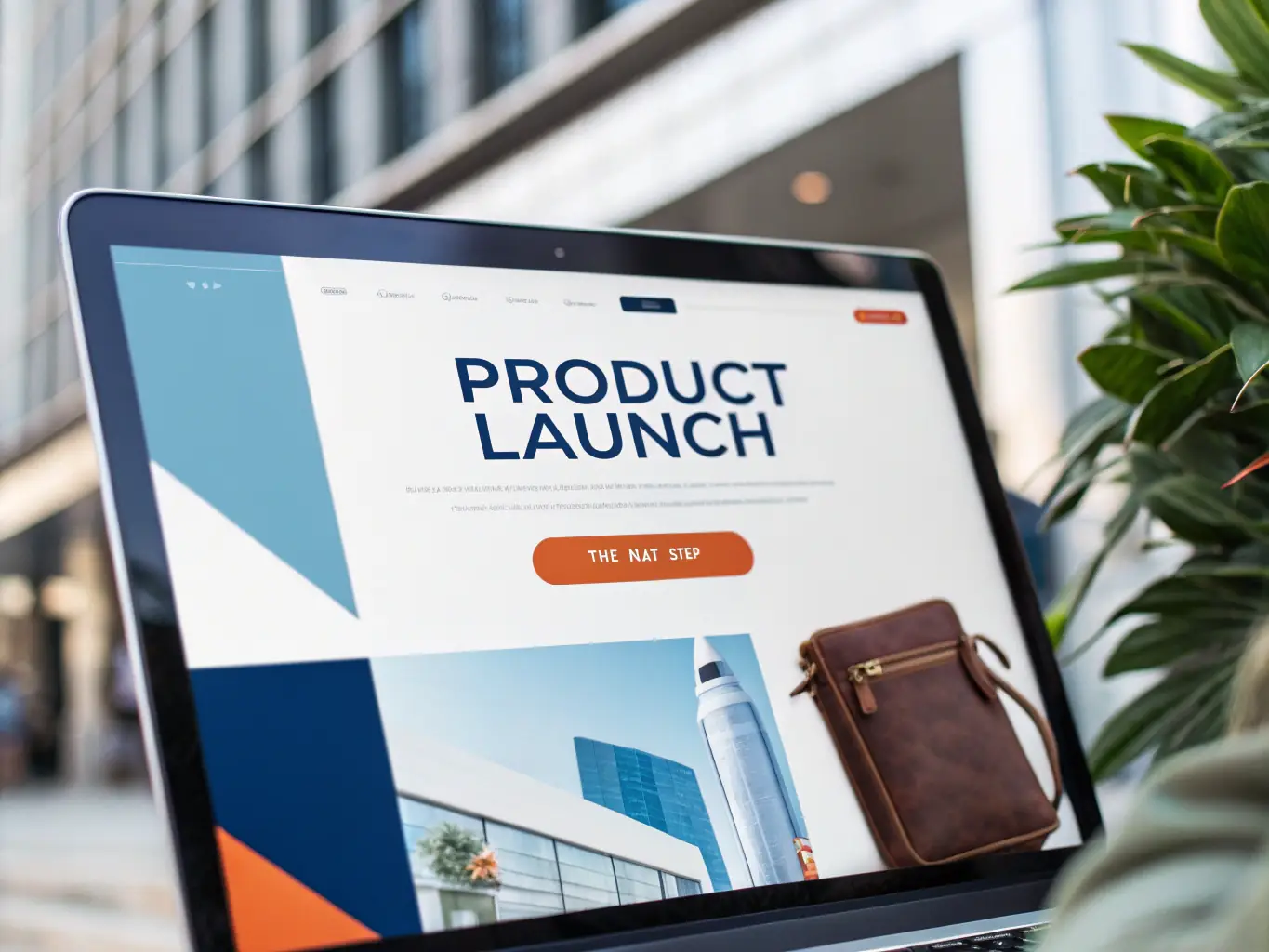 A clean and engaging image of a landing page, featuring a clear call-to-action button and concise information about a specific product or service.